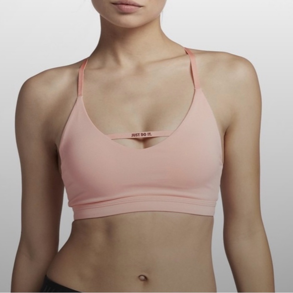 Nike Women's Light Pink Sports Bra